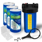 High Capacity Blue Whole House Water Filter System & Granular Carbon. Fixed Price $89.99.