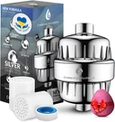 15 Stages Shower Water Filter With Silver Layer 2 Cartridge Replacement. Fixed Price $44.49.