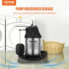 Sump Pump, 1/2 Hp 3960 Gph, For Indoor Basement Water Basin. Fixed Price $128.35.
