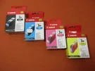 Original Canon BCI-3E Bk, C, M, Y Packaging, Printer Cartridge, Ink. Fixed Price $15.87.