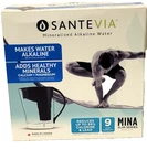 Santevia Mineralizing Alkaline Water System 9 Cup Pitcher W/ 1 Filter Slim Black. Fixed Price $37.99.