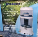 Hyundai Multifunction Countertop Water Filtration Mineral Pot HMW-12 Liter. Fixed Price $59.99.