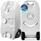 Serenelife 40 Liter Rv Portable Water Tank W/ Metal Handle, Large Wheels (gray). Fixed Price $90.99.