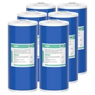 6 Pack 10"X4.5" Kdf Gac Water Softener Filter Whole House Cartridge Replacement. Fixed Price $45.99.