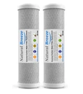 Pack Carbon Block Sediment Replacement Water Filter Cartridges 10"X2.5" -304/2. Fixed Price $199.99.