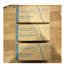 Aquatru Carafe Water Filter Cartridge Set, Carbon/ro, Voc Removal, 3-PACK. Fixed Price $70.00.
