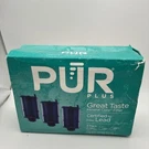 Damaged Box Pur RF-9999-3 3-STAGE Faucet Filter Cartridge Blue (pack Of 3). Fixed Price $17.95.