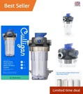 Whole House Water Filter System Stainless Steel 1IN Heavy Duty High Flow. Fixed Price $99.99.