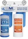 Applied Membranes Inc. 2-STAGE Whole-house Water Filter System, 4.5X10-INCH. Fixed Price $129.00.