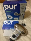 Pur FM-9000B Faucet Mount Horizontal Water Filtration Stainless Light Issue. Fixed Price $18.99.
