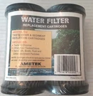 Ametek Model C2 Replacement Water Filter Taste/odor & Sediment Reduction. Fixed Price $11.99.