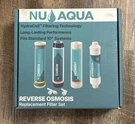 Nu Aqua Ro Replacement Filter Set 10 6 Month Kit Sediment Carbon Gac Block Post. Fixed Price $13.00.