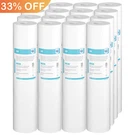 16PACK 1/5 Micron 20X4.5" Big Blue Sediment Water Filter Whole House Replacement. Fixed Price $188.40.