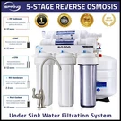Ispring Under Sink 5-STAGE Reverse Osmosis Ro Water Filter System Us Made. Fixed Price $52.99.