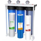 3-STAGE Whole House Water Filter System 20"X4.5" Pp Gac Cto Carbon. Fixed Price $279.99.