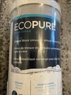 Ecopure Carbon Block Whole House Water Filter EPW4C 25 Micron Universal. Fixed Price $18.99.