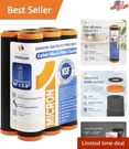 High-quality 1 Micron Coconut Shell Carbon Filter Ideal For Home Water Systems. Fixed Price $57.99.