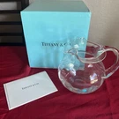 Tiffany & Company Clear Crystal Water Pitcher, With Original Box. Fixed Price $250.00.