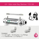 Ultraviolet Uv Light 6W Water Filter Reverse Osmosis, Stainless Steel Housing. Fixed Price $54.95.