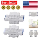 Versatile 1/4" Automatic Shut-off Valve Set Ideal For Reverse Osmosis Systems. Fixed Price $16.99.
