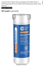 Crystala Filters Water Compatible With Xwfe (built-in Chip) Replacemen.... Fixed Price $29.89.