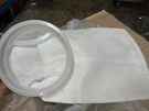 10X Filter Bags Microns 4NVF9 151679 White 17.5" G1P100-Q Parker. Fixed Price $165.65.
