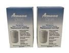 Amana Clean Clear Refrigerator Water Filter Cartridges WF40 Lot Of 2. Fixed Price $26.00.