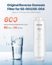 Vevor Reverse Osmosis System, 600 Gpd 10-STAGE Water Filter Repl. Fixed Price $74.90.