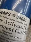 Oem Sealed Sears 42-34651 Activated Carbon Filter. Fixed Price $29.95.