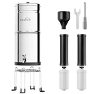 2.25G Gravity-fed Water Filter, 304 Stainless Steel Countertop System. Fixed Price $142.00.
