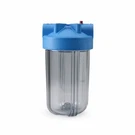 Pentair 10" Big Housings 1" Npt; W/ Pr Clear/blue #166219. Fixed Price $165.99.