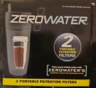 Zerowater Pack Sealed Portable Filtration Filters 5-STAGE Exchange ZR-230. Fixed Price $23.99.