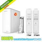 800 Gpd Instant Hot Water Dispenser Reverse Osmosis System, W/smart Led Faucet. Fixed Price $499.00.
