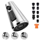 1/2 Kitchen Faucets Head W 3-SPRAY Modes 9 Adapters For Sink. Fixed Price $23.98.