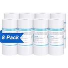 8 Pack 10"X4.5" Big Blue Micron Sediment Water Filter Whole House Replacement. Fixed Price $12.97.