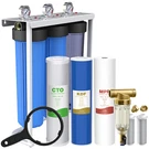 3-STAGE Kdf Whole House Water Filter System 20" With Spin Down Sediment. Fixed Price $299.99.