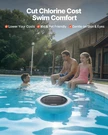 Solar Pool Ionizer Hexagon Copper Floating Cleaner Chlorine Free Up To 45K Gal. Fixed Price $62.99.