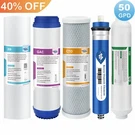 Stage Reverse Osmosis System Water Filter With 50GPD Ro Membrane 5-PACK Set Us. Fixed Price $31.86.
