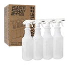 Supplyaid RRS-PSB32-4 Hdpe Heavy Duty Leak Proof, Clear Plastic Spray Bottles.... Fixed Price $27.69.
