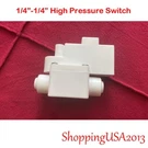 1/4" High Pressure Switch For Pump Ro Water Fitlers Reverse Osmosis Shut Parts. Fixed Price $8.79.
