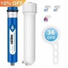 36 Gpd Ro Membrane Reverse Osmosis Water Filter Housing Kit For Ge TFC-24 TFM-18. Fixed Price $7.99.