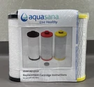 Aquasana AQ-5300R 3-STAGE Under Sink Water Filter Replacement Cartridges Sealed. Fixed Price $40.95.