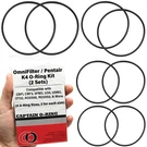 Captain O-ring Omnifilter K4 Replacement Water Oring Kit (2 Sets, 8PCS). Fixed Price $12.99.