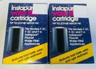 (2) Instapure Water Filter Pik Model R-2C Replacement Faucet Cartridges. Fixed Price $14.95.