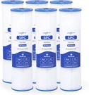 Whole House 20 Micron 10" X 2.5" Pleated Sediment Well Water Filter(pack Of 6). Fixed Price $33.99.