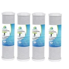 Cfs - 10" 1M Carbon Block Replacement Filter Cartridges 4 Pack. Fixed Price $24.35.
