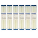6 Pk, Pleated Sediment Water Filter Home, Commercial, Reusable 4.5" X 20",. Fixed Price $125.00.