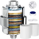 Shower Filter, Embather 20 Stage Head Ef Of Pk, Polished Chrome. Fixed Price $26.48.