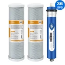 36 Gpd Ro Membrane Carbon Water Filter For Ge FX12P FX12M Reverse Osmosis System. Fixed Price $27.99.
