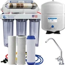 Reverse Osmosis Alkaline Ionizer Neg Orp System Clear Housings 100GPD. Fixed Price $242.00.